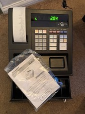 SHARPE XE-A107- BK Cash Register. Keys open box, SHOP. FREE POSTAGE.