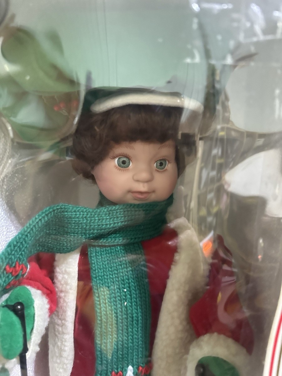 Vintage F.W. Woolworth Christmas Animated Motionette Skier-Boy 24