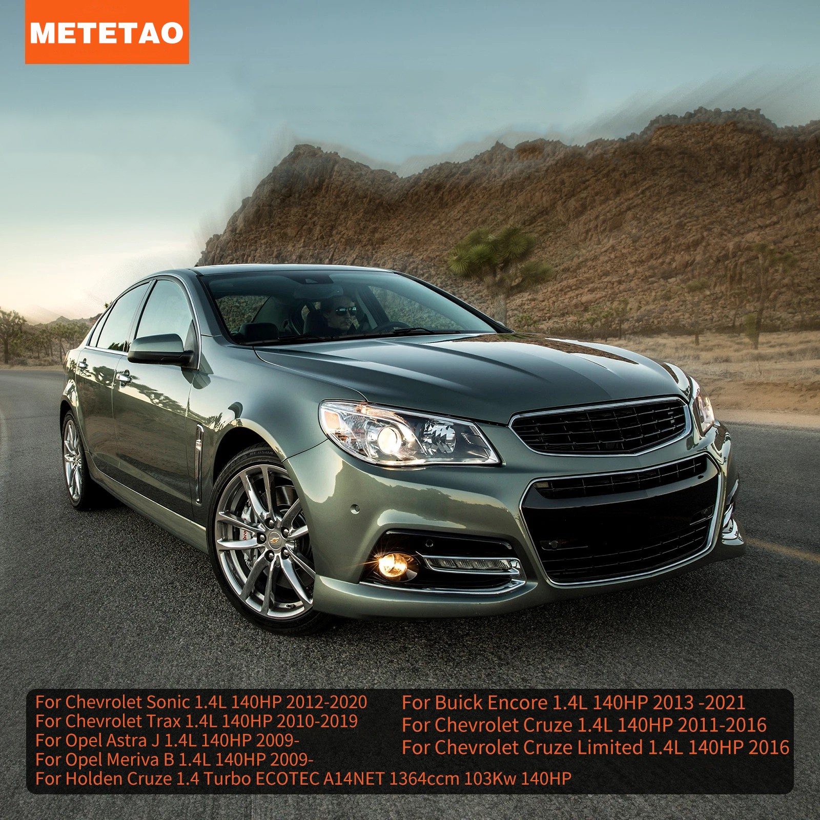 Turbocharger Turbo For 2011-2015 Chevrolet Cruze LTZ Sedan 4-Door 1.4L 1364CC