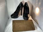 Gucci Black Open Toe High Heels — photo 3