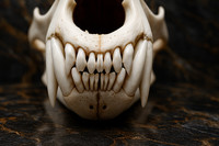 Life-Size Polar Bear Skull Replica - Anatomical Model 1:1 2