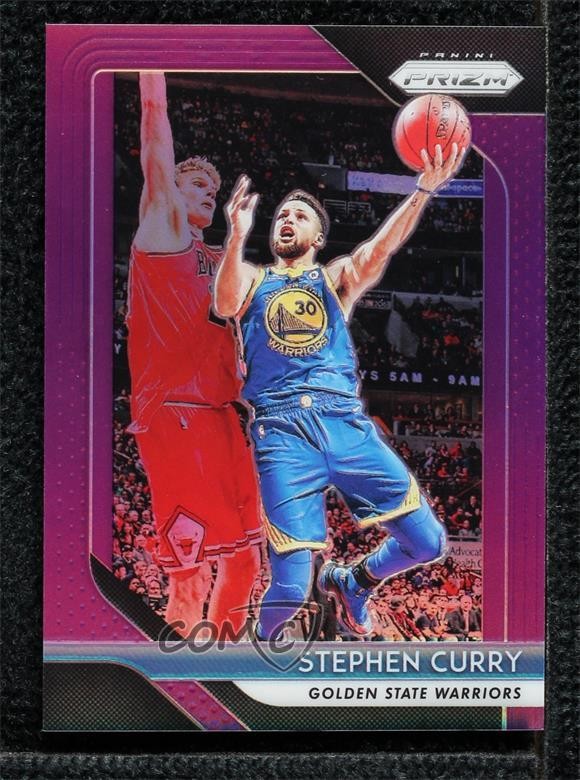 2018-19 Panini Prizm Purple Prizm /75 Stephen Curry #222