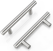 30 Pack Cabinet Pulls, 3 Inch Hole Center Kitchen Handles, Brushed Nickel Cabine