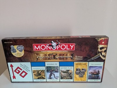 Monopoly Disneys Fluch der Karibik Trilogie Edition - 100% vollständig 