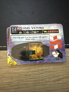 HMS Victoria #045 WizKids CSG Pirates at Oceans Edge Unpunched