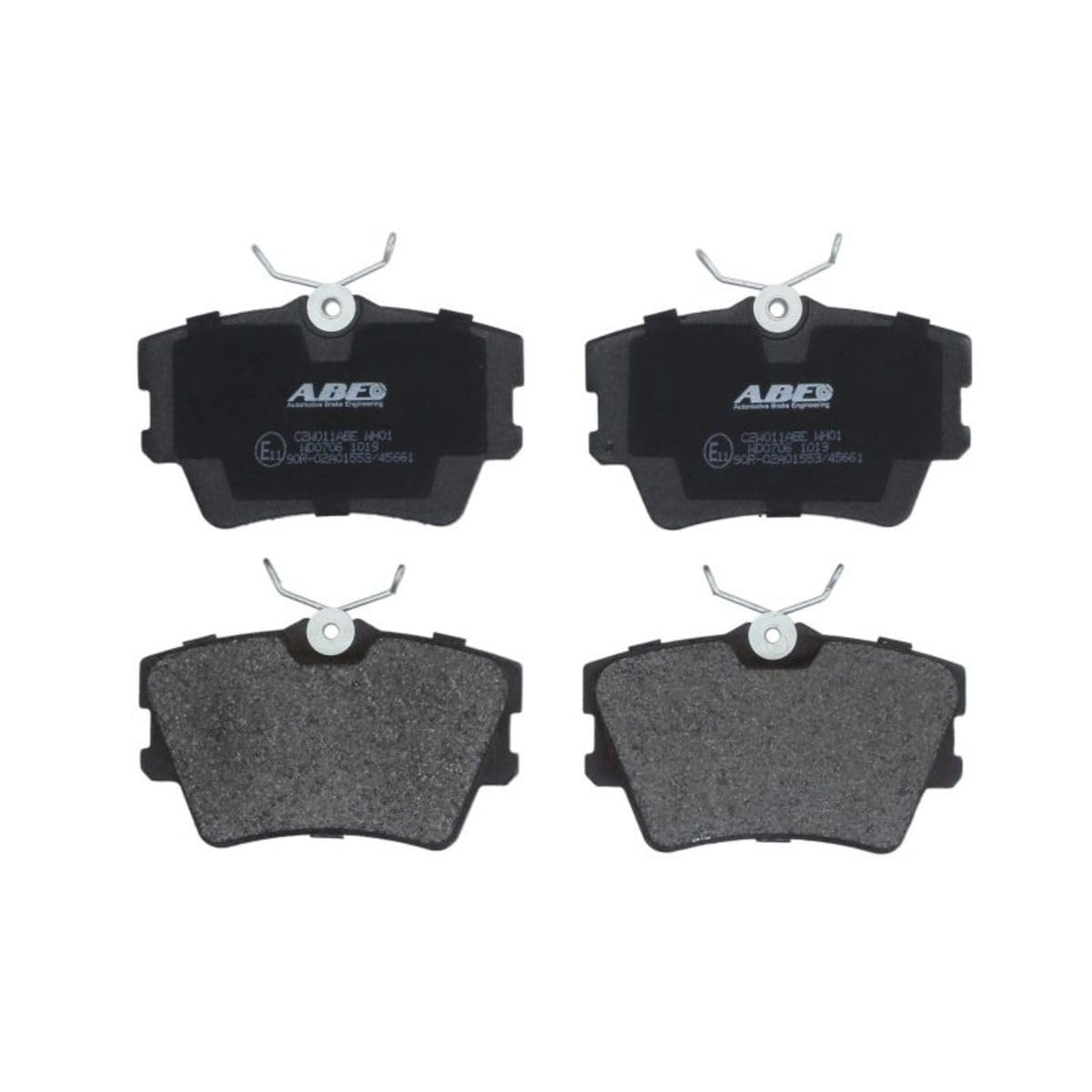 ABE C2W011ABE - Rear Axle - Disc Brake Pad Set, 1 Unit - 1 ...