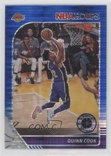 2019-20 Panini NBA Hoops Premium Stock Box Set Blue Pulsar Prizm Quinn Cook 5y5