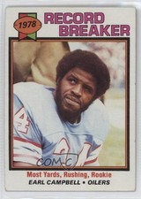 1979 Topps Record Breaker Earl Campbell #331 HOF 1c71