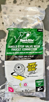 SharkBite Universal x 1/2'' Pipe thread x 20'' Braided SS Faucet Supply Line