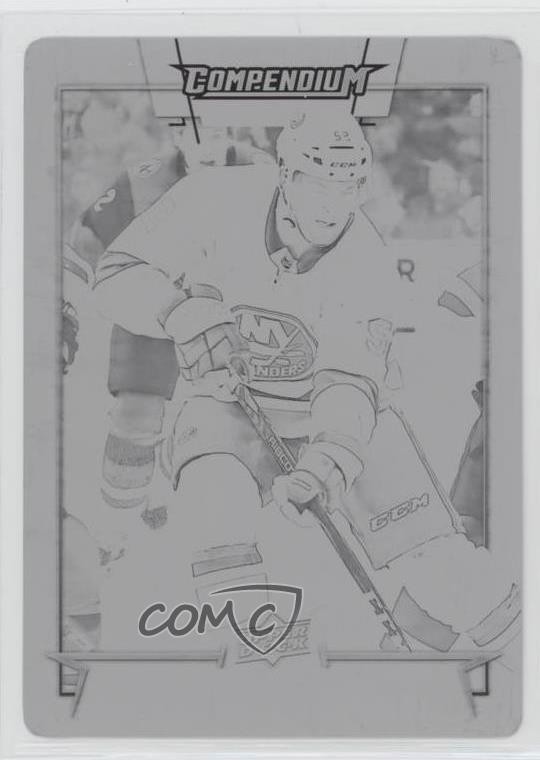 2017-18 Upper Deck Compendium Printing Plate Black 1/1 Ross Johnston #735 s9z