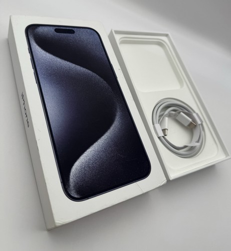 Iphone 15 Pro Max 256gb Blue Titanium Empty Box