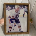 Brett Hull 1980s Photo Print Glossy 8X 10in St. Louis Blues Framed — photo 1
