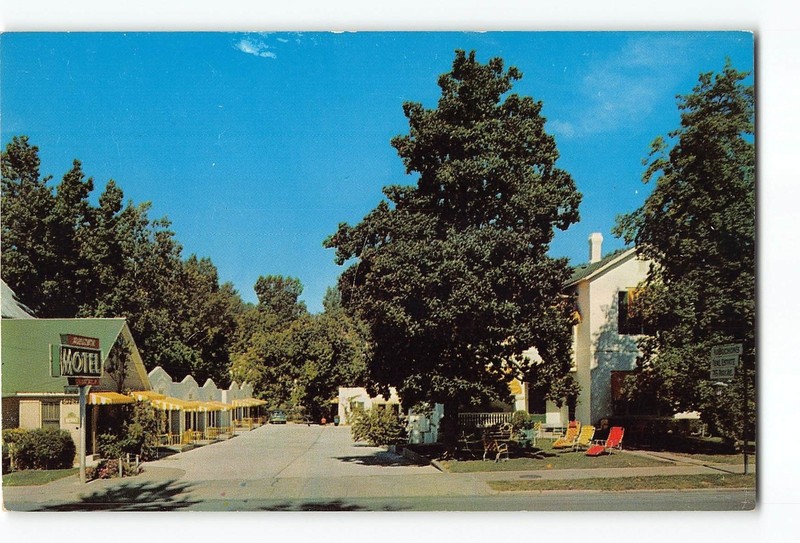Hot Springs National Park Arkansas AR Vintage Postcard Aubuchon Motel