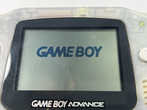 Clear Glacier Nintendo Game Boy Advance GBA Console Fully Tested - Picture 3 of 9