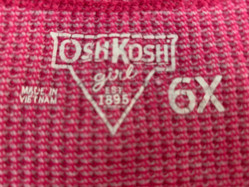 OshKosh Kids Girls size 6 Pink Soft Hooded Fluffy Zip Up Jacket & Thermal Top - Picture 9 of 11