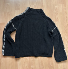 Trendyol Damen Strickpullover Baumwolle schwa...