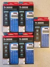 Texas Instruments TI-30XIIS 2-Line Scientific Calculator BLUE Lot of 5 187325