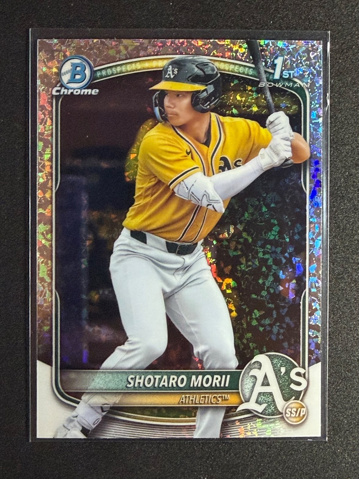 2025 Bowman Chrome Shotaro Morii 1st Bowman Mini Diamond
