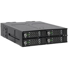 Icy Dock MB720M2K-B TOUGHARMOR MB720M2K-B 4 BAY M.2 NVME SSD MOBILE RACK