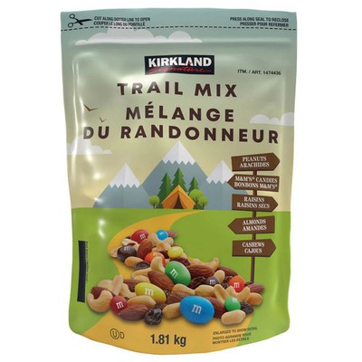Kirkland Trail Mix, Peanuts, M & M Candies, 1.36kg/3 lb | eBay