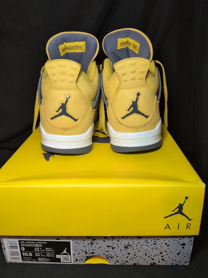Talla 9M / 10.5W - Jordan 4 Retro Mid Lightning Con Caja Foto 4 de 4