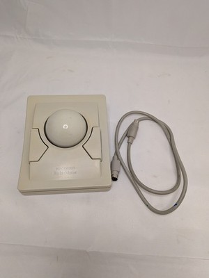トラックボール Kensington Turbo Mouse ADB Mac Kensington Turbo Mouse 64100 ADB Trackball for Macintosh Vintage