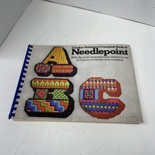 Carolyn Ambuter's Complete Book of Needlepoint 1972 spiral bound paperback