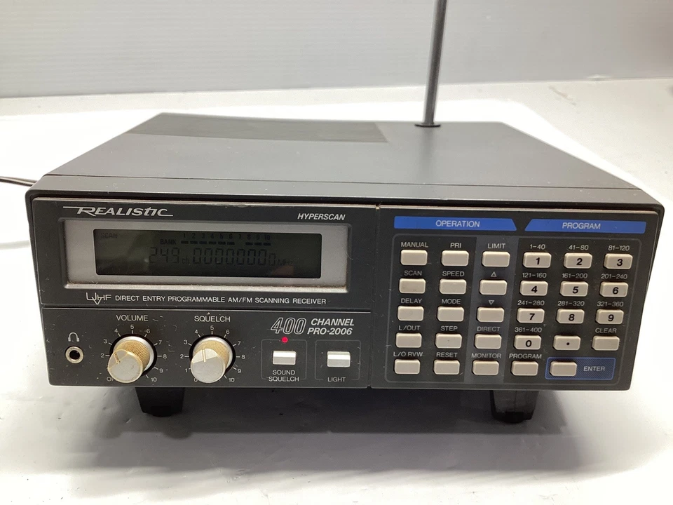 Realistic Hyperscan 20-145A 400 Channel PRO-2006 Programmable Scanning Receiver - Image 2 of 4