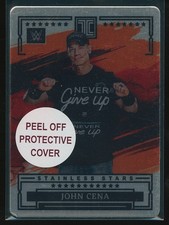 John Cena 2023 Panini Impeccable WWE Stainless Stars Orange #10 2/25