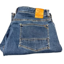 Tommy Bahama Jeans Mens 38x32 ACTUAL Blue Denim Straight Fit Coastal