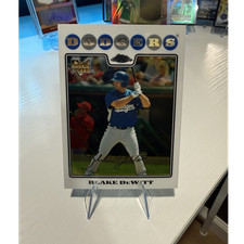 Topps 2008 Chrome Blake DeWitt Los Angeles Dodgers Rookie Baseball Card #211. rookie card picture