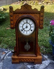 Antique Waterbury 1880s Parlor Shelf Clock ANTRIM