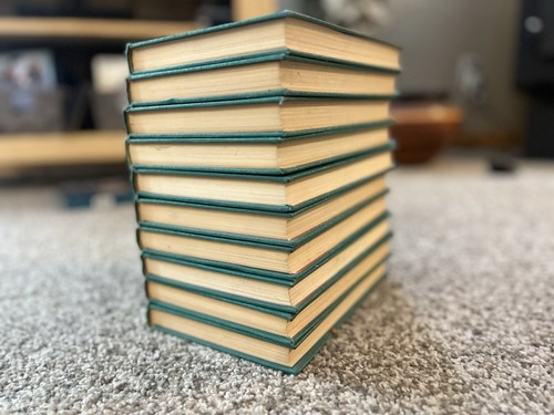 1950s Landmarks Of American History 10 Book Set Spencer Press Green Excellent - Picture 10 of 12