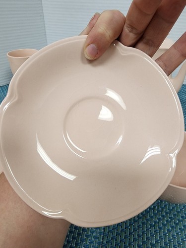 Vintage ROSEDAWN Johnson Bros England Pink Breakfast Set For One -12 pcs Dishes - Picture 15 of 24