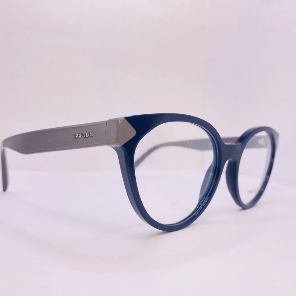Prada Authentic Eyeglass Frames VPR 01T TFM-1O1 53 [] 18 140 MM Blue Grey - Image 2 of 4