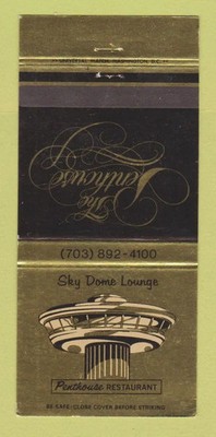 Matchbook Cover - Quality Inn Pentagon City Arlington VA Penthouse 30 Strike
