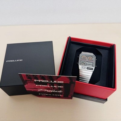 Honda CITIZEN ANA-DIGI TEMP Prelude Digital Watch Rare Collector's