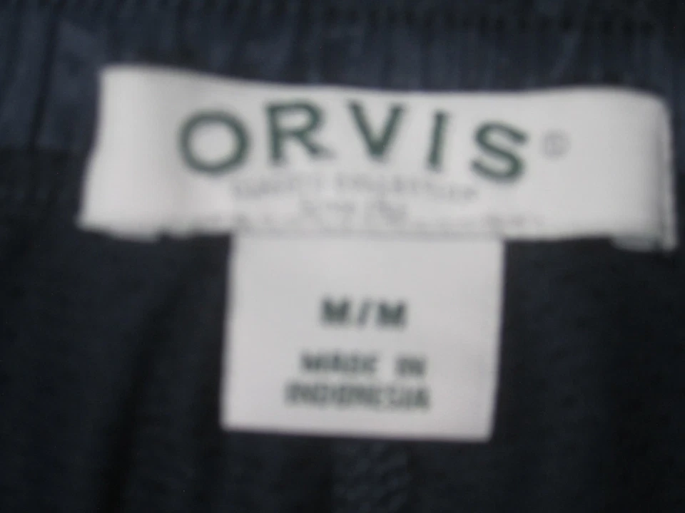 Orvis Womens Skort Medium Geometric Blue Casual Pull On w/ Pockets Active - Image 4 of 4