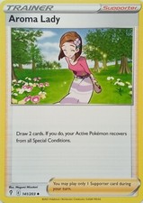 141/203 AROMA LADY | UNCOMMON | EVOLVING SKIES POKEMON CARD