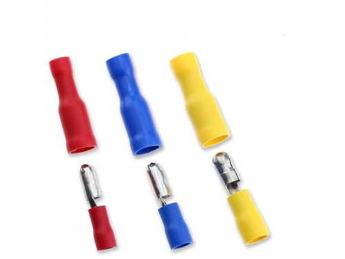 Conector de engarce eléctrico bala macho hembra - 100 piezas - Imagen 12 de 22