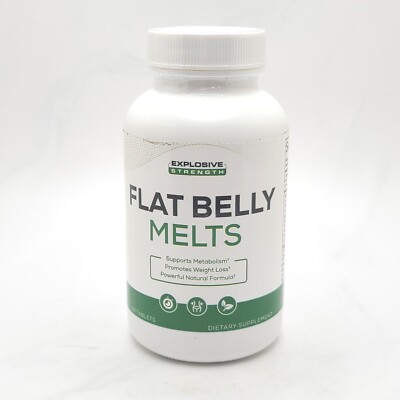 Explosive Strength Flat Belly Melts 30 Tablets - Weight Loss & Metabolism SEALED