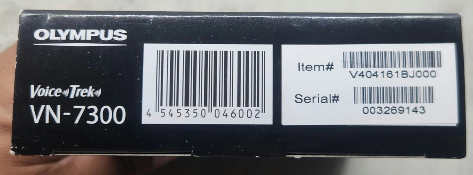 OLYMPUS Voice-Trek VN-7300 Black IC Recorder 2G Monaural Voice Easy Compact Memo - Image 3 of 4