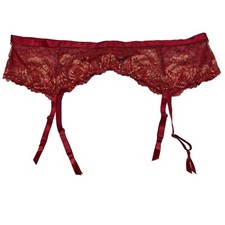 NWT TORRID Lace Garter Sz 3/4 Red Gold