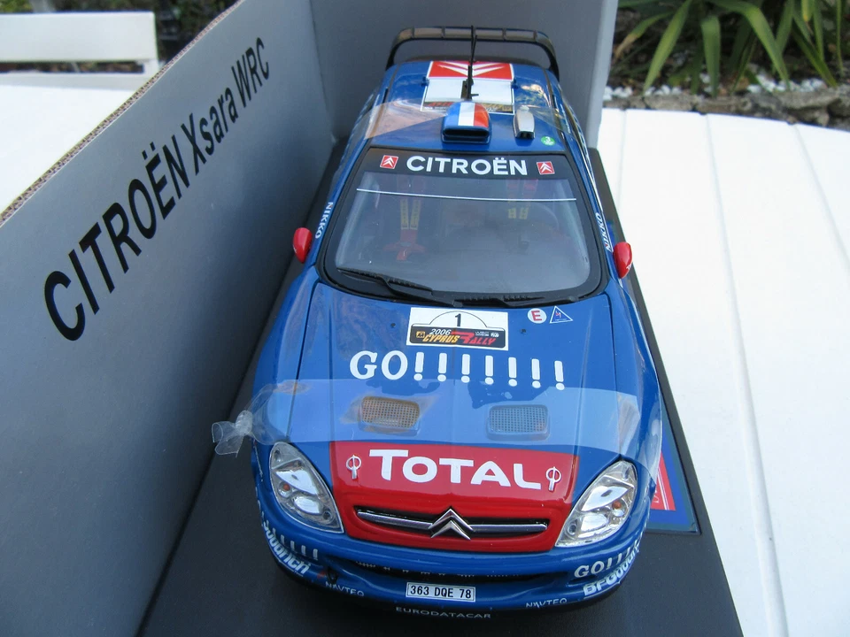 CITROEN XSARA WRC S.LOEB/ELENA WINNER 2006 RALLY CYPRUS SUN STAR 1/18 - Photo 2/4