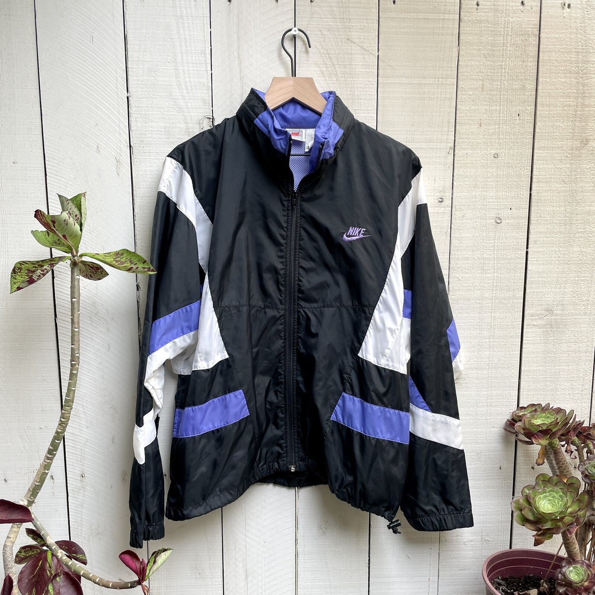 メンズウェア 90s vintage nike design nylon jacket 1990's Vintage Nike Nylon Track Top Jacket | eBay
