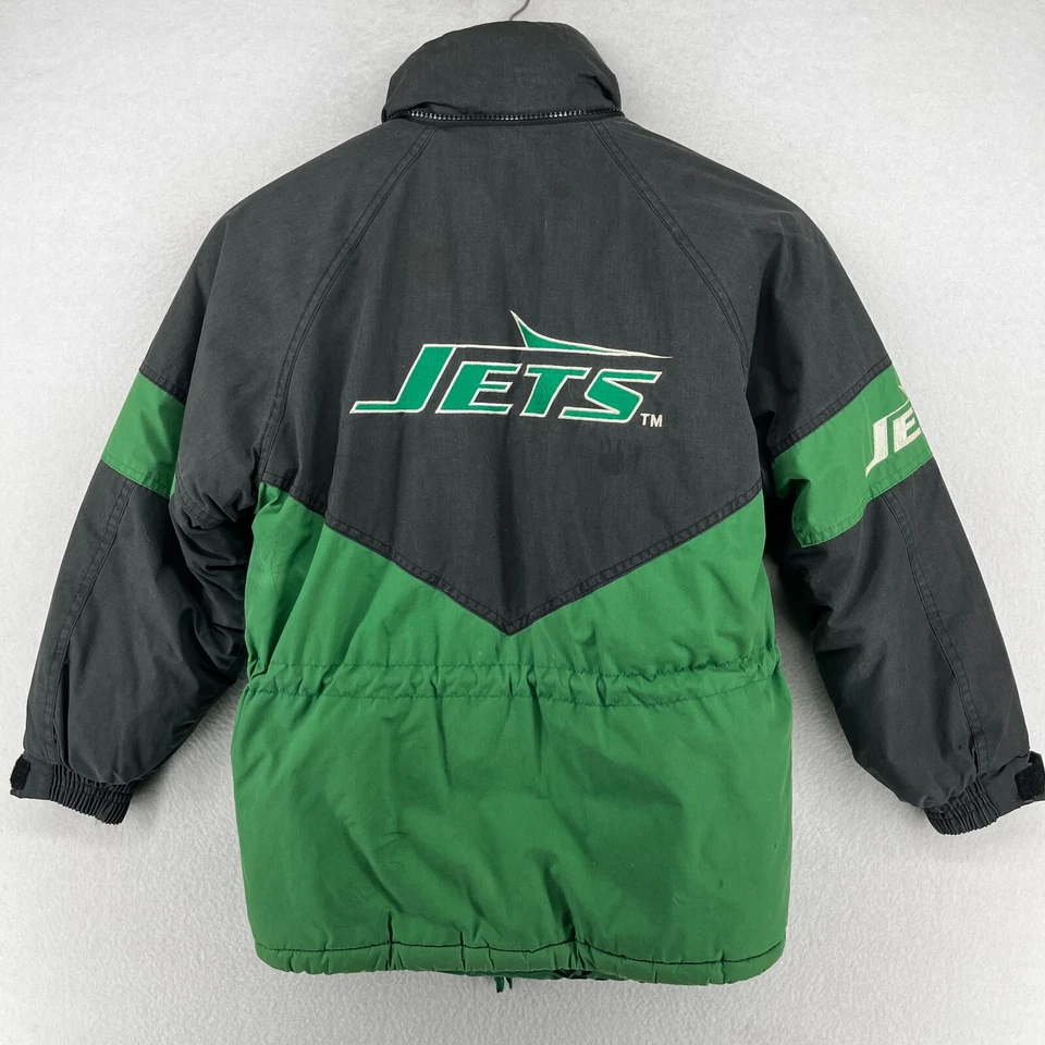 Chaqueta de los NEW YORK JETS para Hombres S NFL Triple Fat Goose Puffer Fútbol Verde De Colección Foto 3 de 4