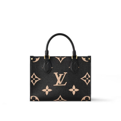 NIB Louis Vuitton OnTheGo PM Black/Beige M45659💯% Authentic 🥇 | eBay