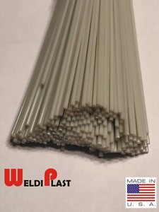 ABS Plastic Welding Rods 20ft- 20pk (12in x 3mm 1/8 Natural) Motorcycle Repair