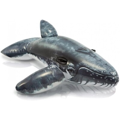 Intex Realistic Whale Ride-On Inflatable Pool Float NIB Rider 2015 79X53