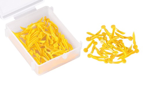 100/Box Disposable Dental Plastic Wedges Plastic Concave Design Wedge W/ Hole - Picture 33 of 37